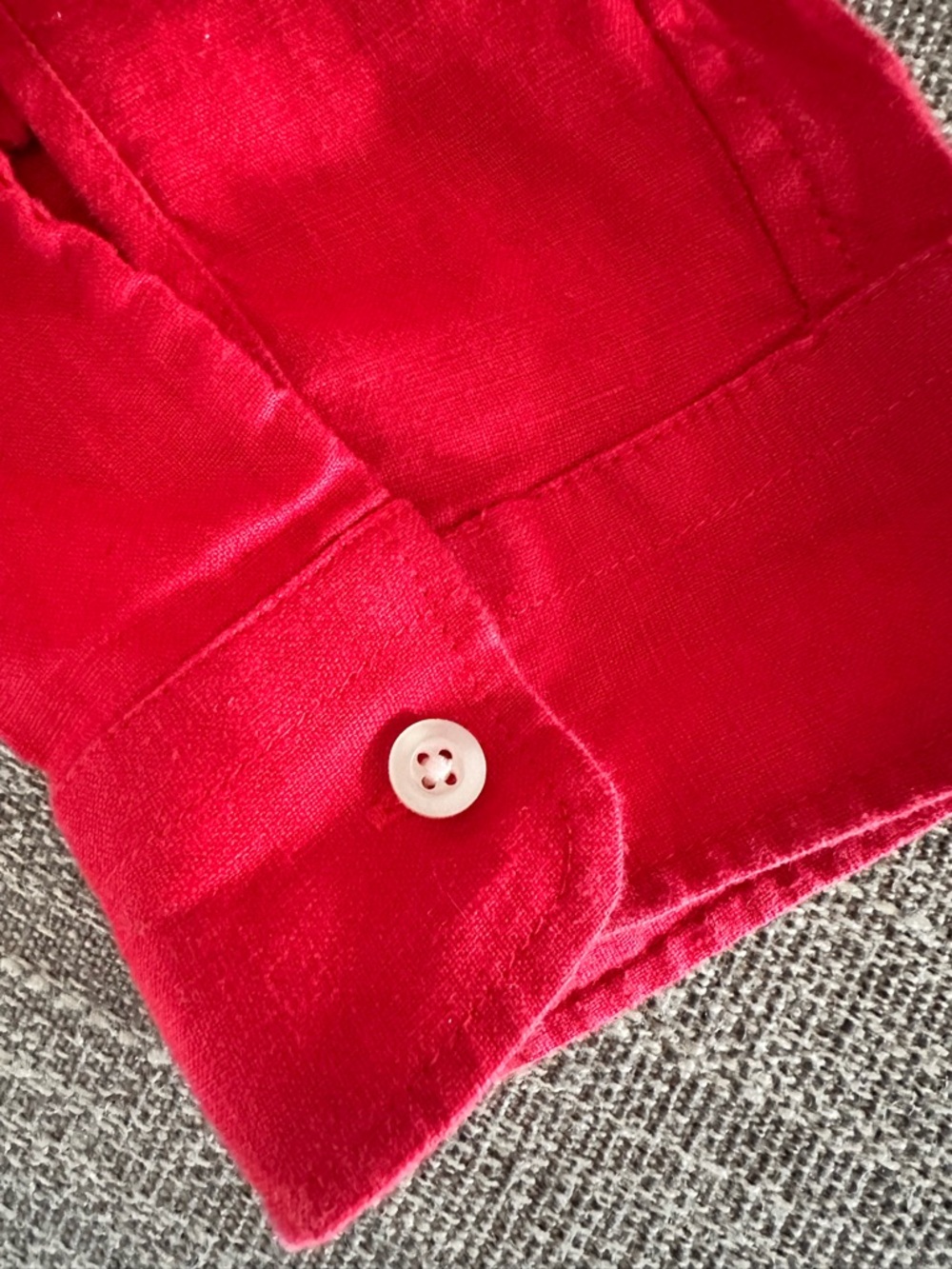 Talbots Linen Button Up Shirt - Picture 9 of 10